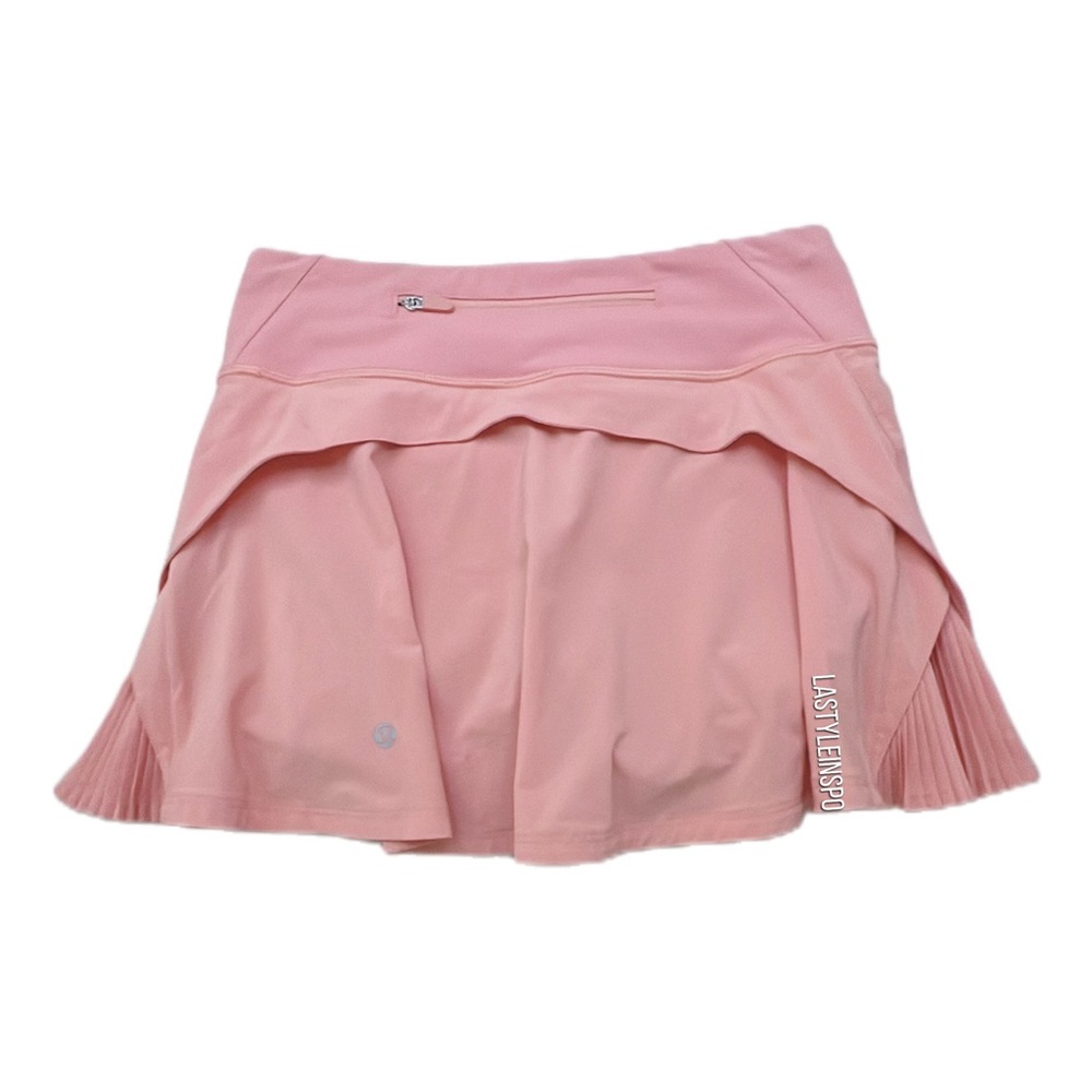 Lululemon Peach Pink Skirt Play Off The Pleats 2 REG